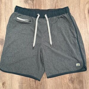 Vuori Men's Dark Gray Athletic Shorts